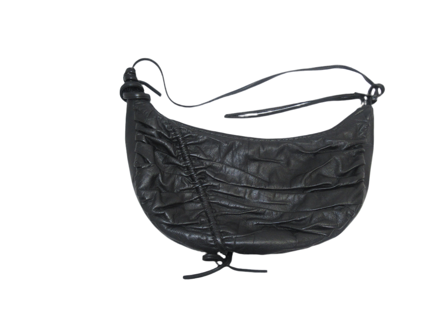 Tsumori Chisato Scrunch Leather Shoulder Bag