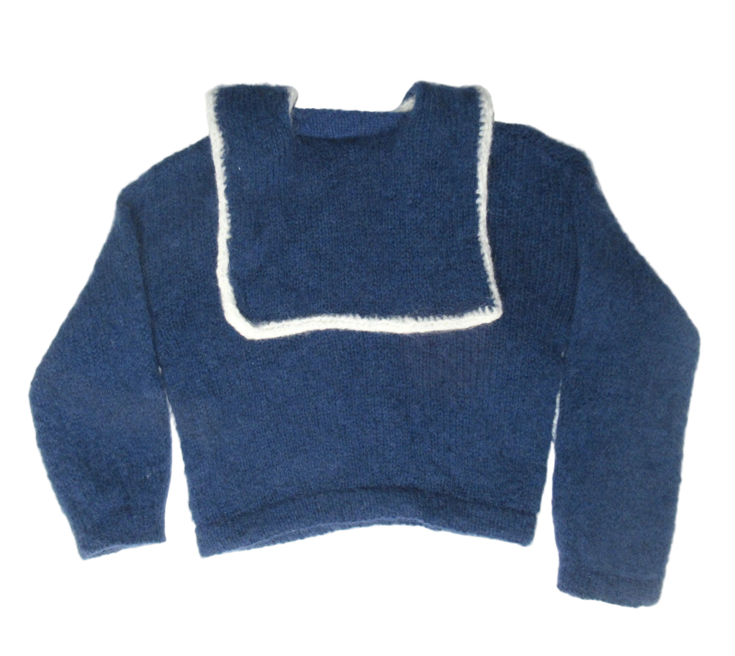 NoMachine Knit Navy Sweater