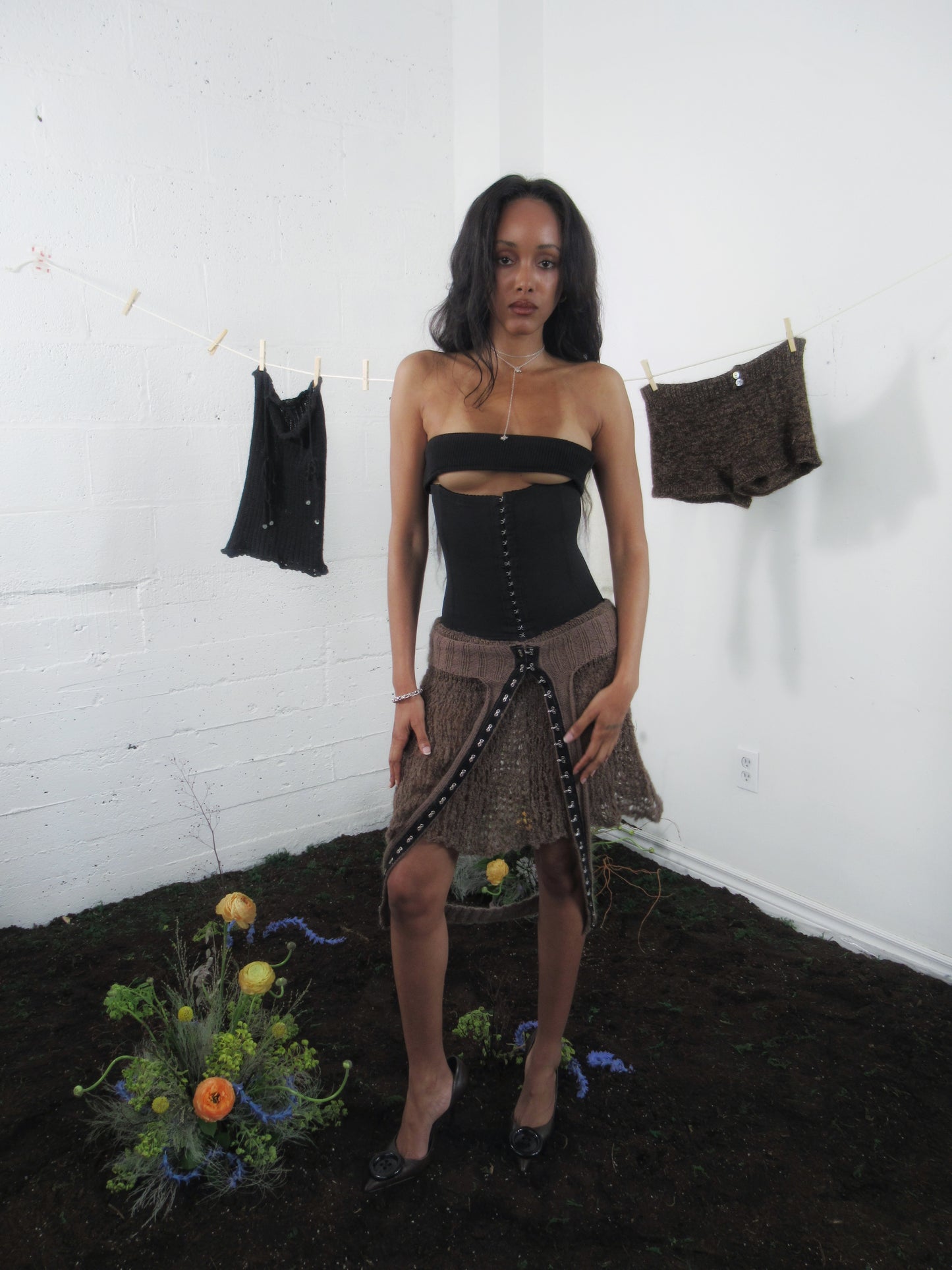 NoMachine Drop Waist Skirt