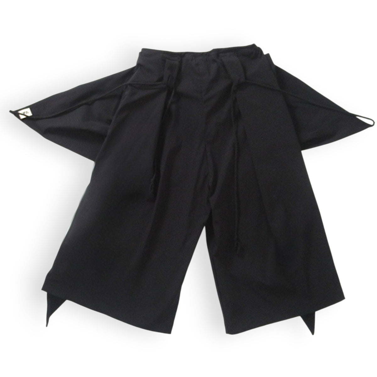 JeeJan Double-Wrapped Wide-Leg Shorts