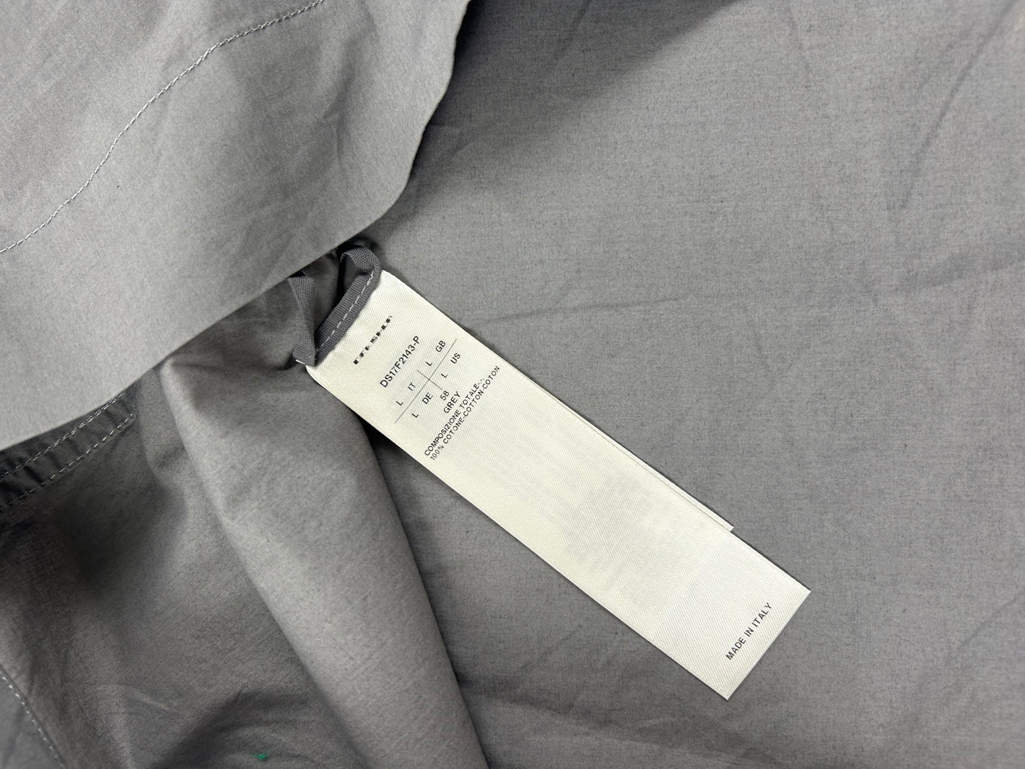 Rick Owens Grey Tunic (FW17)