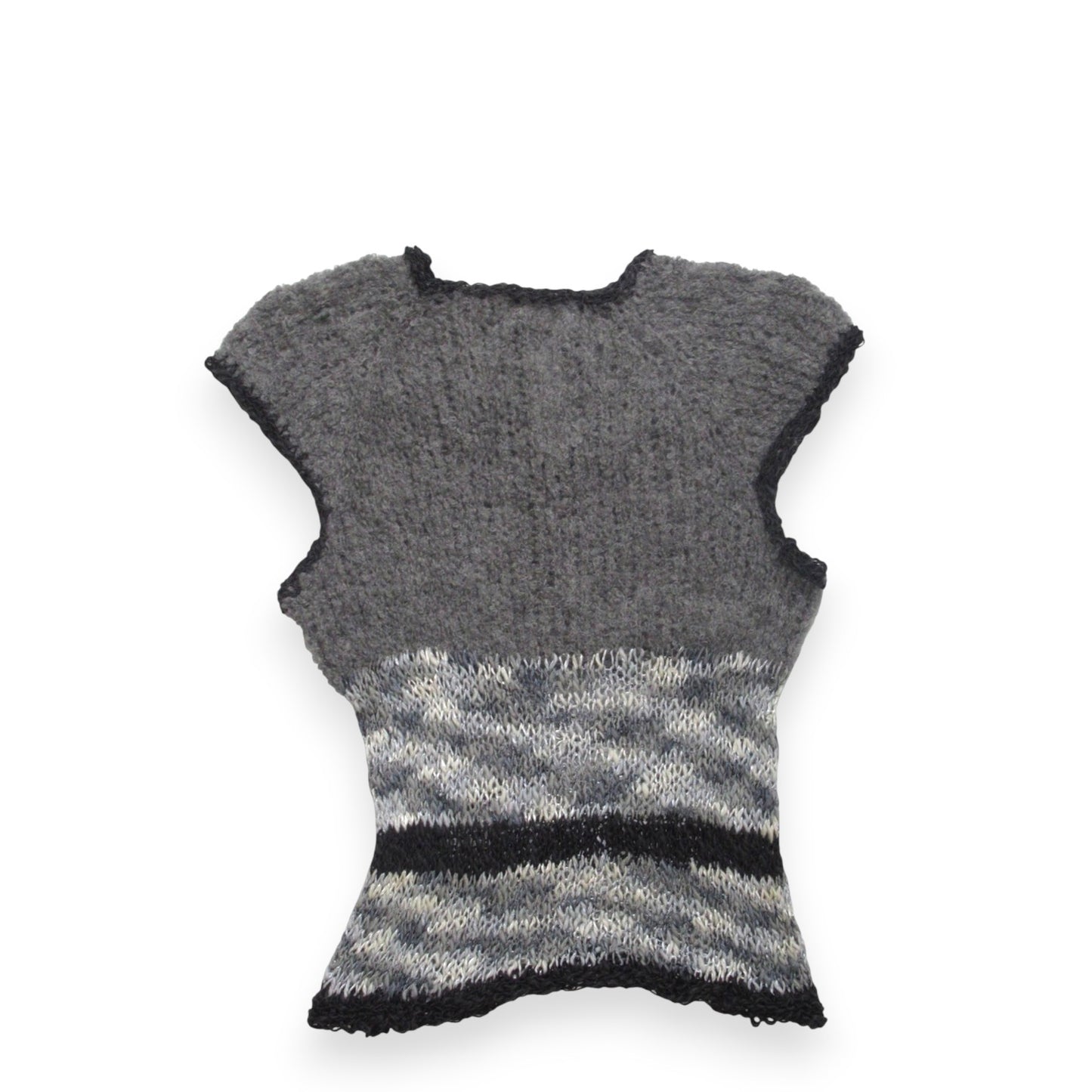 NoMachine Grey Keyhole With Pearl Charm