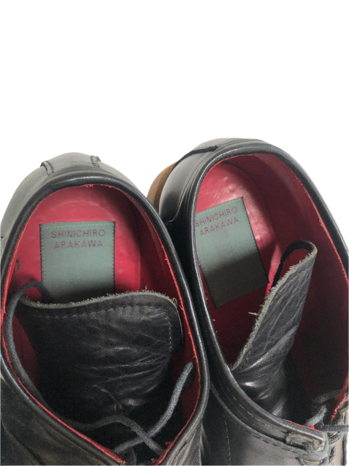 Shinichiro Arakawa Asymetric Leather Shoes (90s)