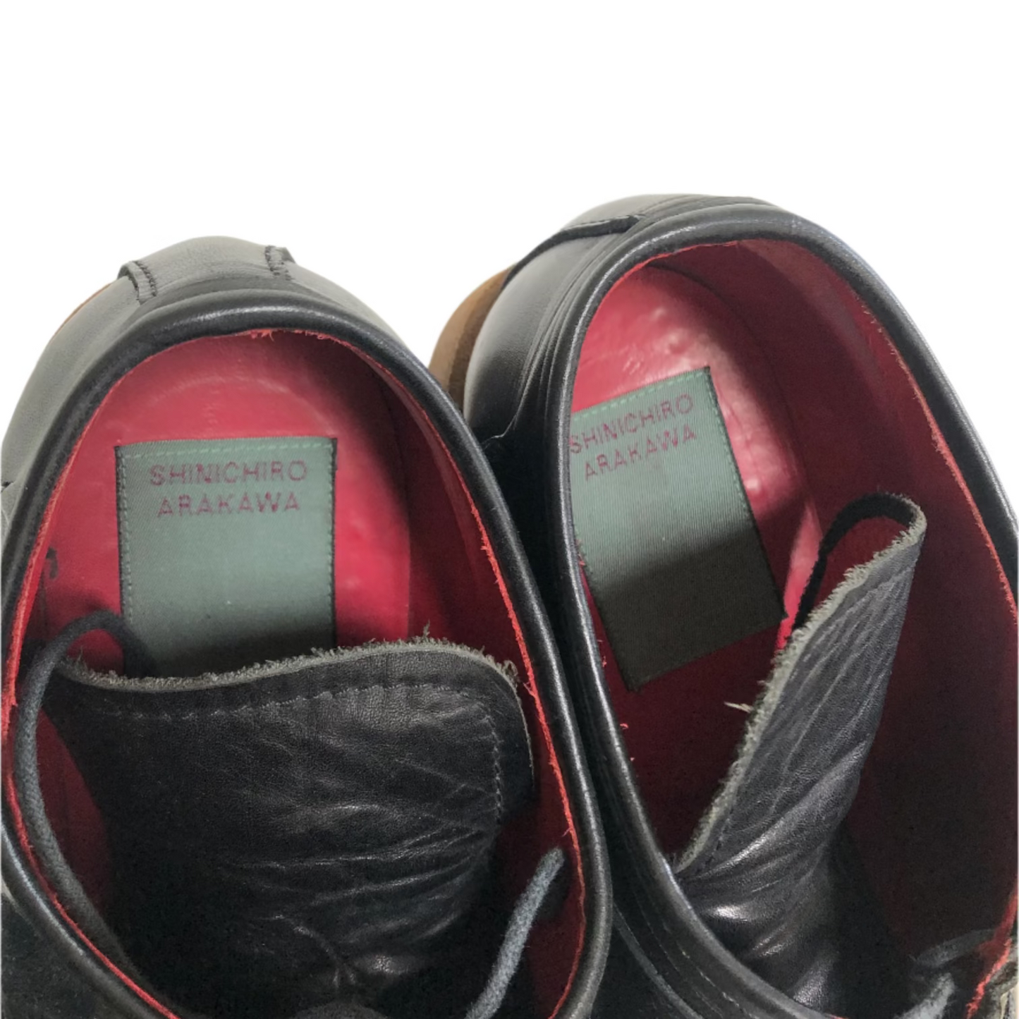 Shinichiro Arakawa Asymmetrical Leather Shoes (1990s)