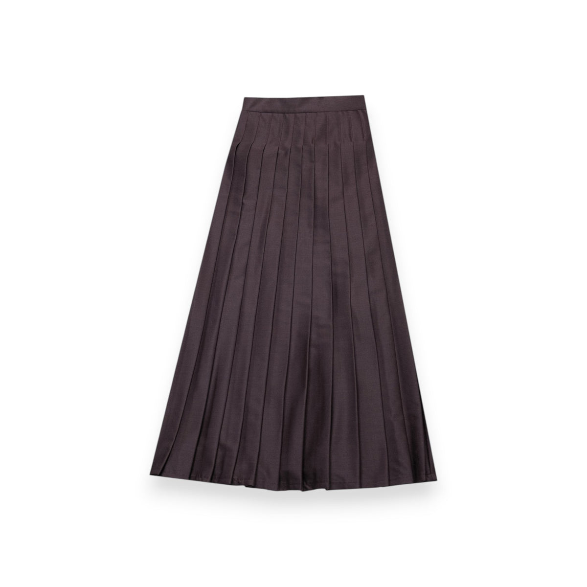 Valmora Xeneth Brown Pleated Sample Skirt