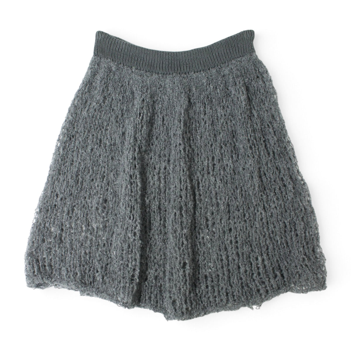 NoMachine Bouclé Drop Waist Sheer Skirt