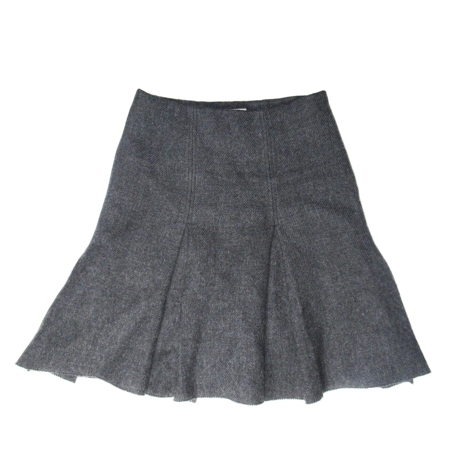 Prada Wool Panel Flare Skirt — Miuccia Prada