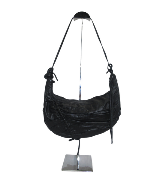 Tsumori Chisato Scrunch Leather Shoulder Bag