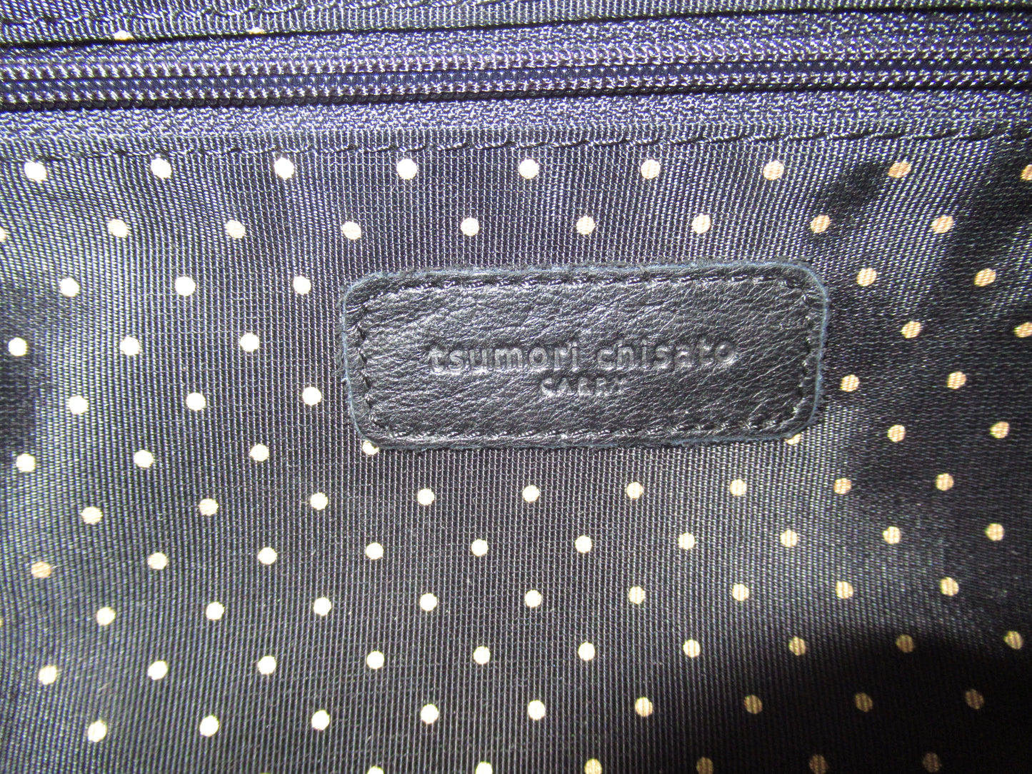 Tsumori Chisato Scrunch Leather Shoulder Bag