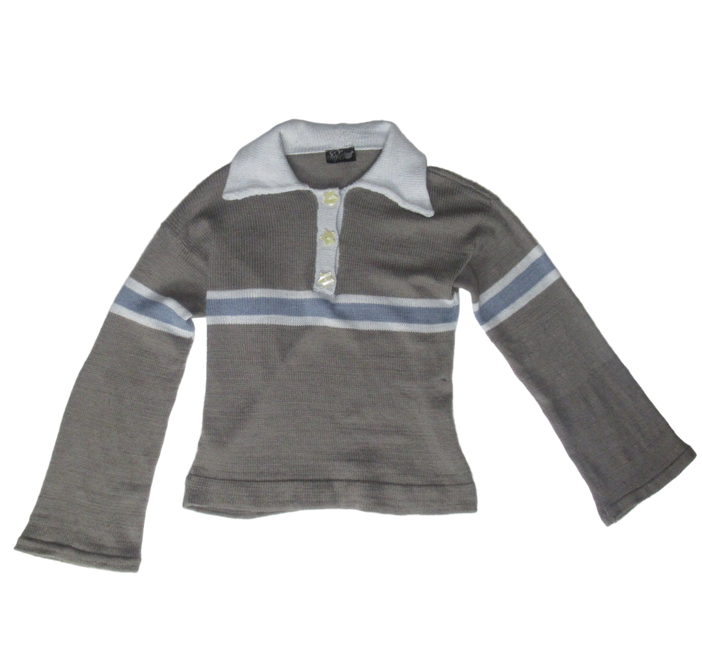ILuv2Knit Rugby Jersey Knit Sweater