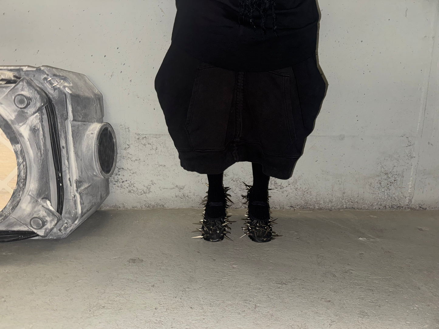 Spike Ballerina Flats