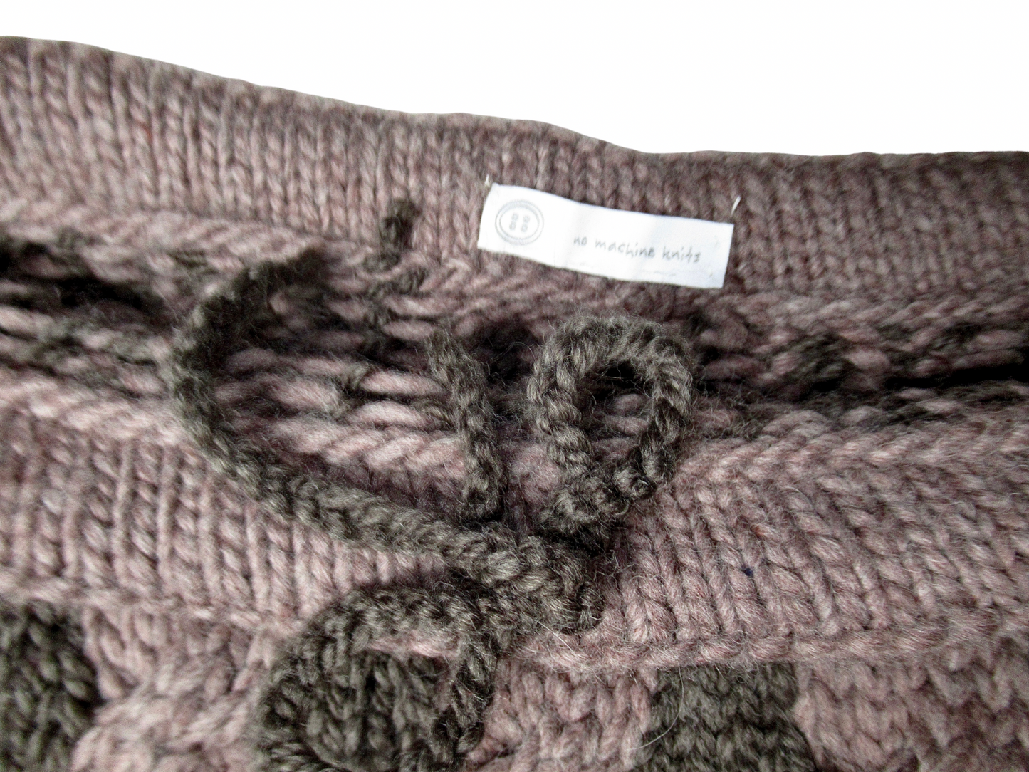 NoMachine Cable Knit Mini Skirt