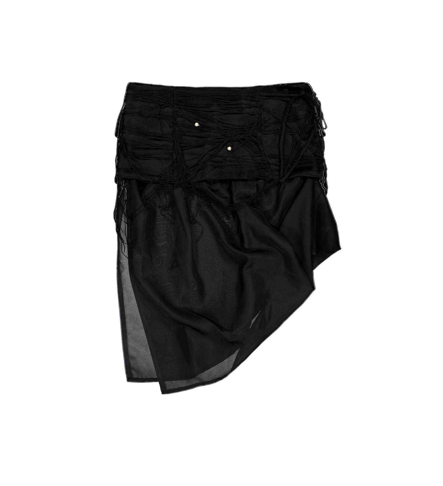 Bledno Ekho Low-Rise Mini Skirt