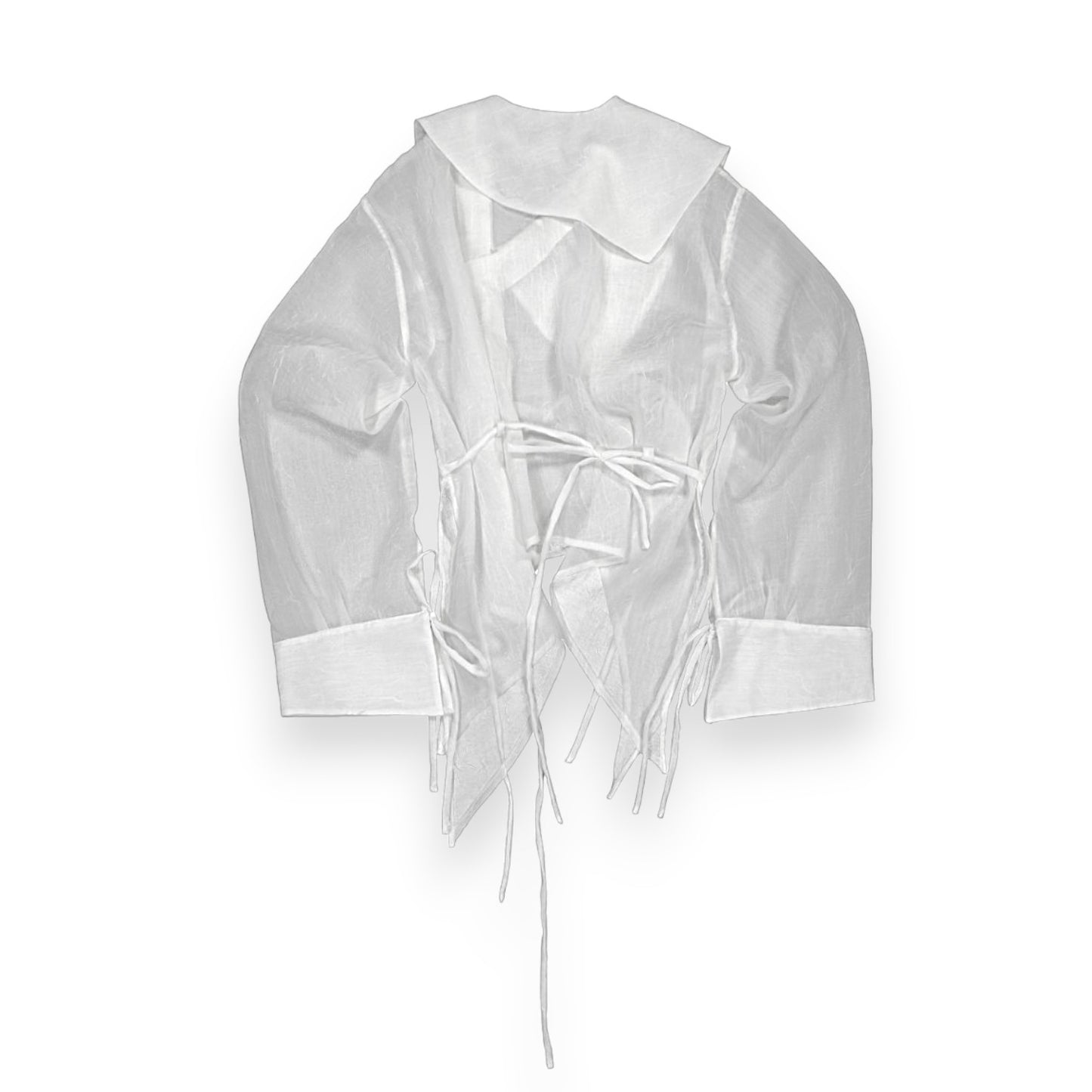 Bledno Prah Sheer Crinkle Shirt