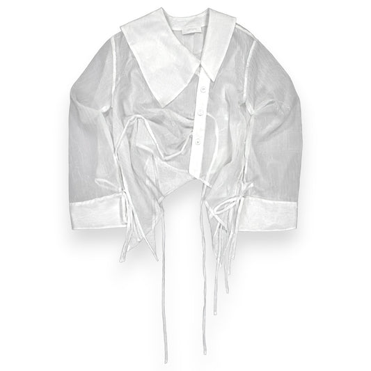 Bledno Prah Sheer Crinkle Shirt