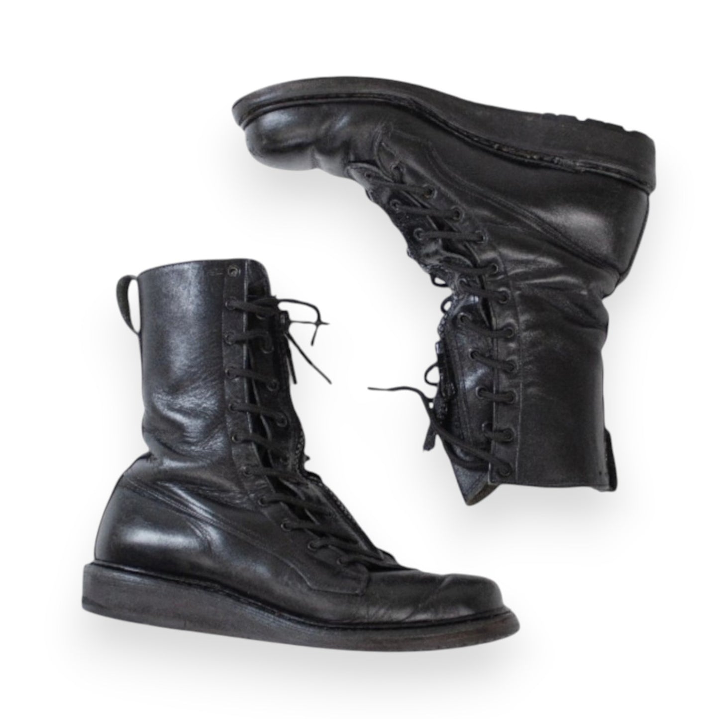 Bundeswehr Front Zip Pilot Boots (1980s)