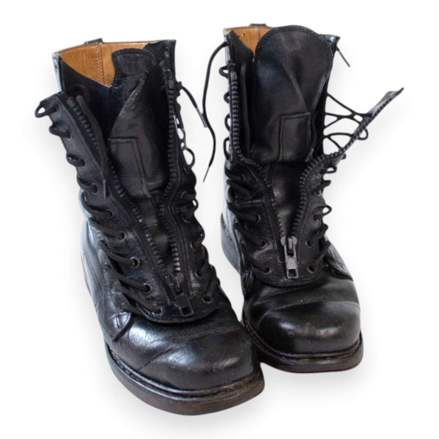 Bundeswehr Front Zip Pilot Boots (1980s)