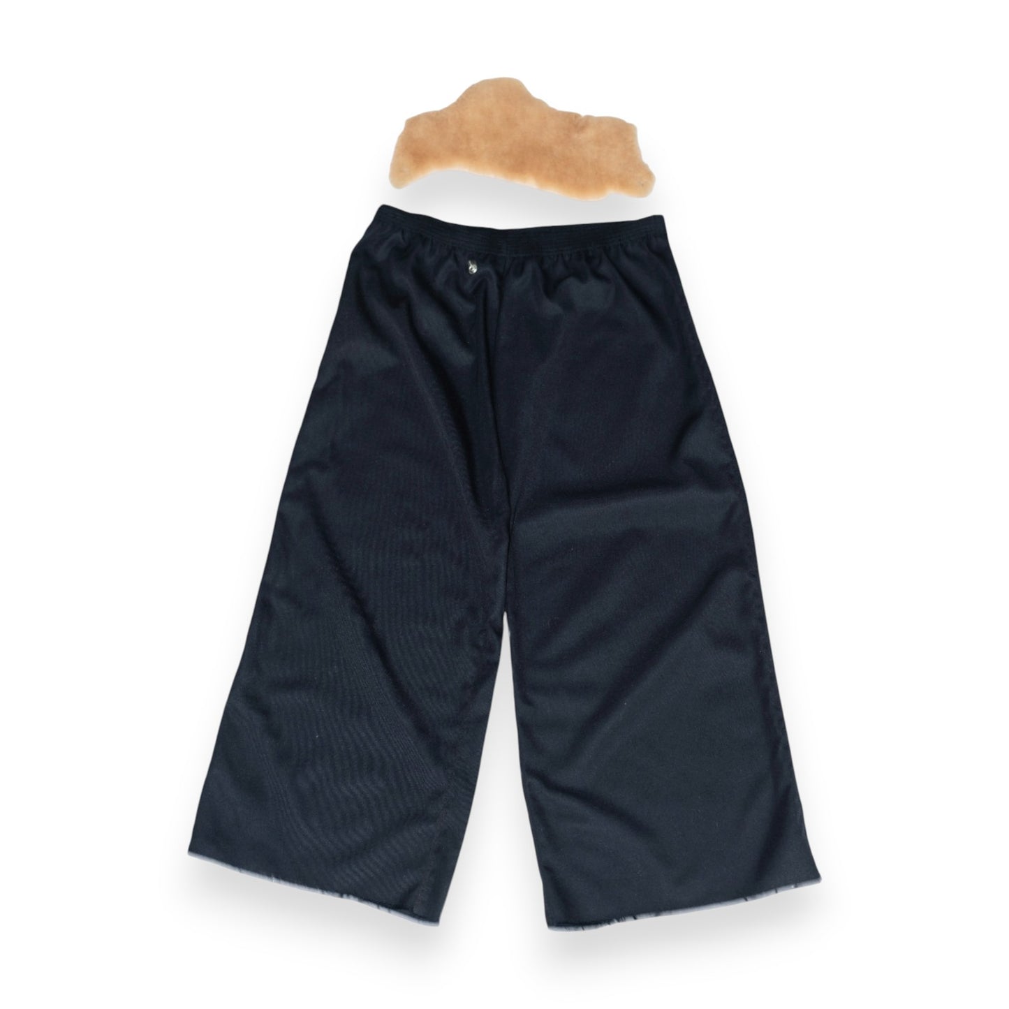 Charlize Therrien Low Rise Pants With Detachable Fur