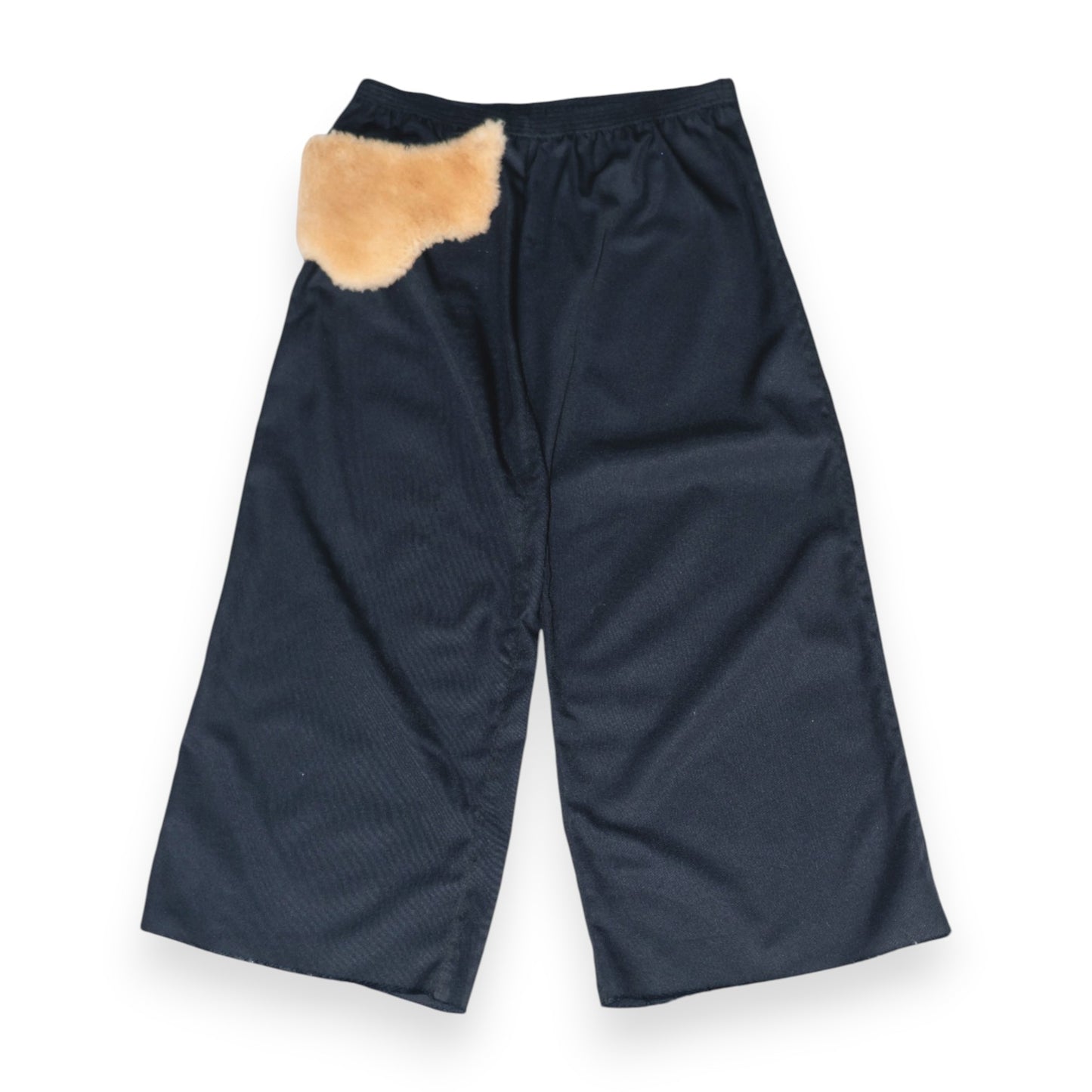 Charlize Therrien Low Rise Pants With Detachable Fur