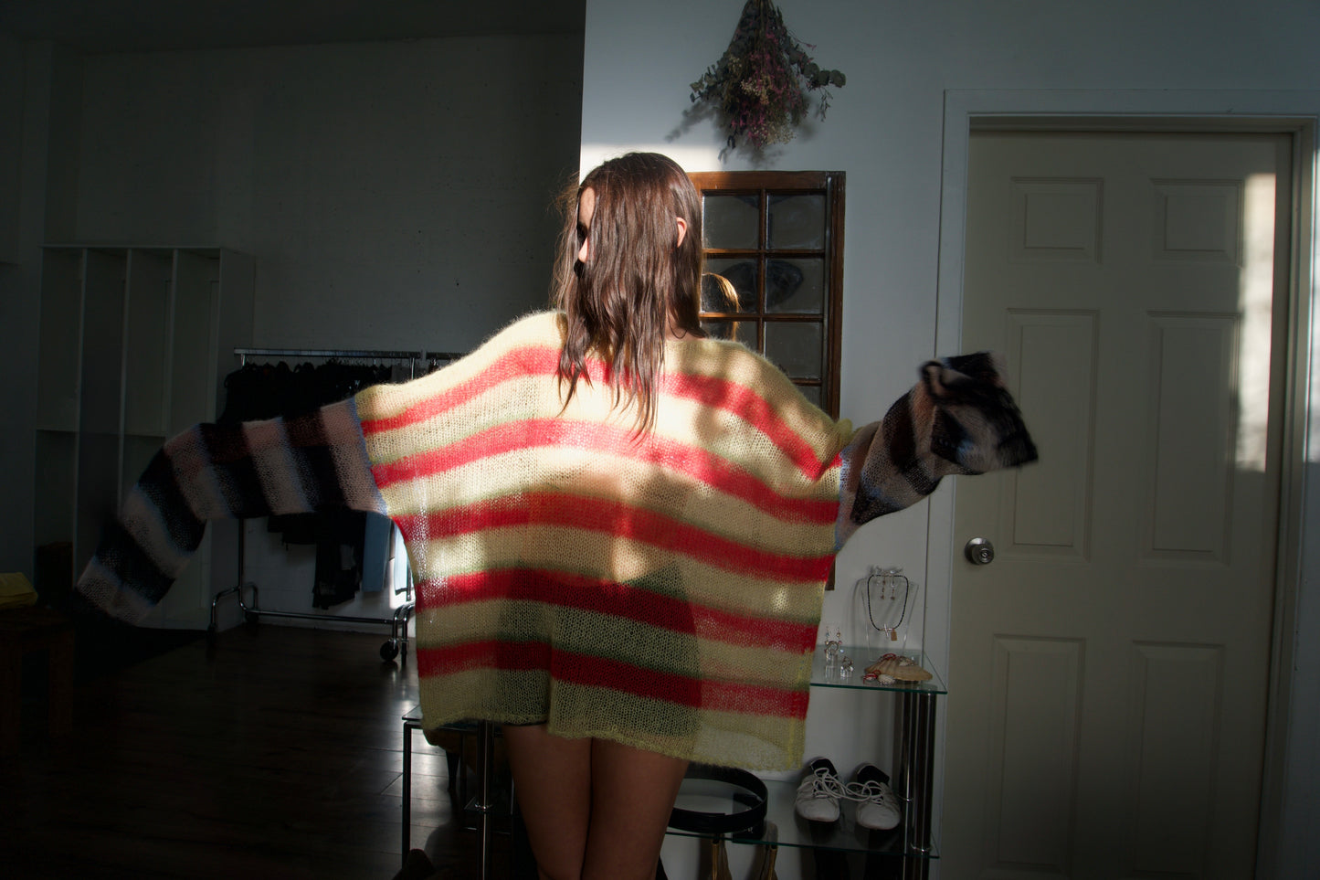 MAKENA URGF Striped Knit Sweater