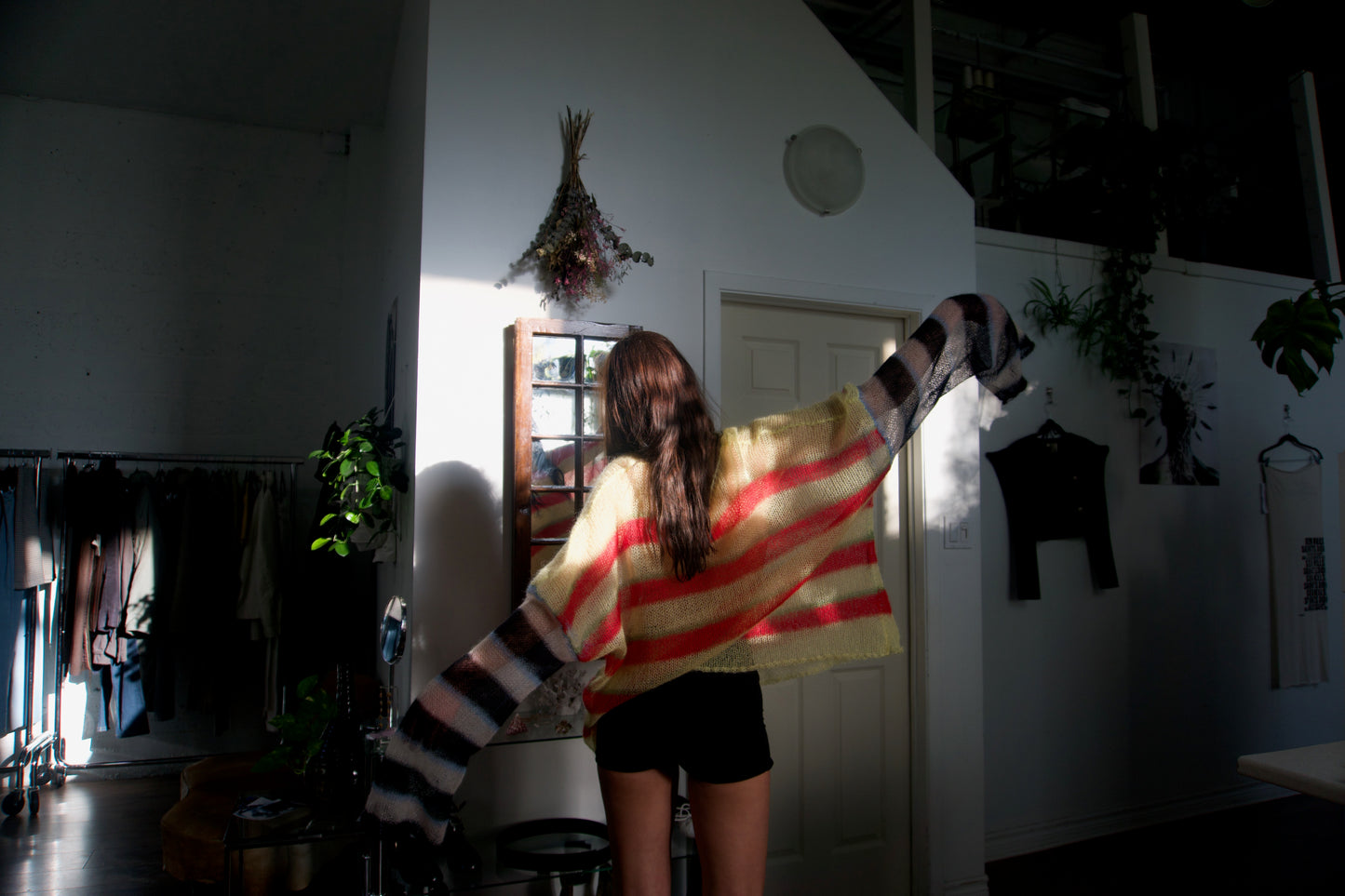 MAKENA URGF Striped Knit Sweater