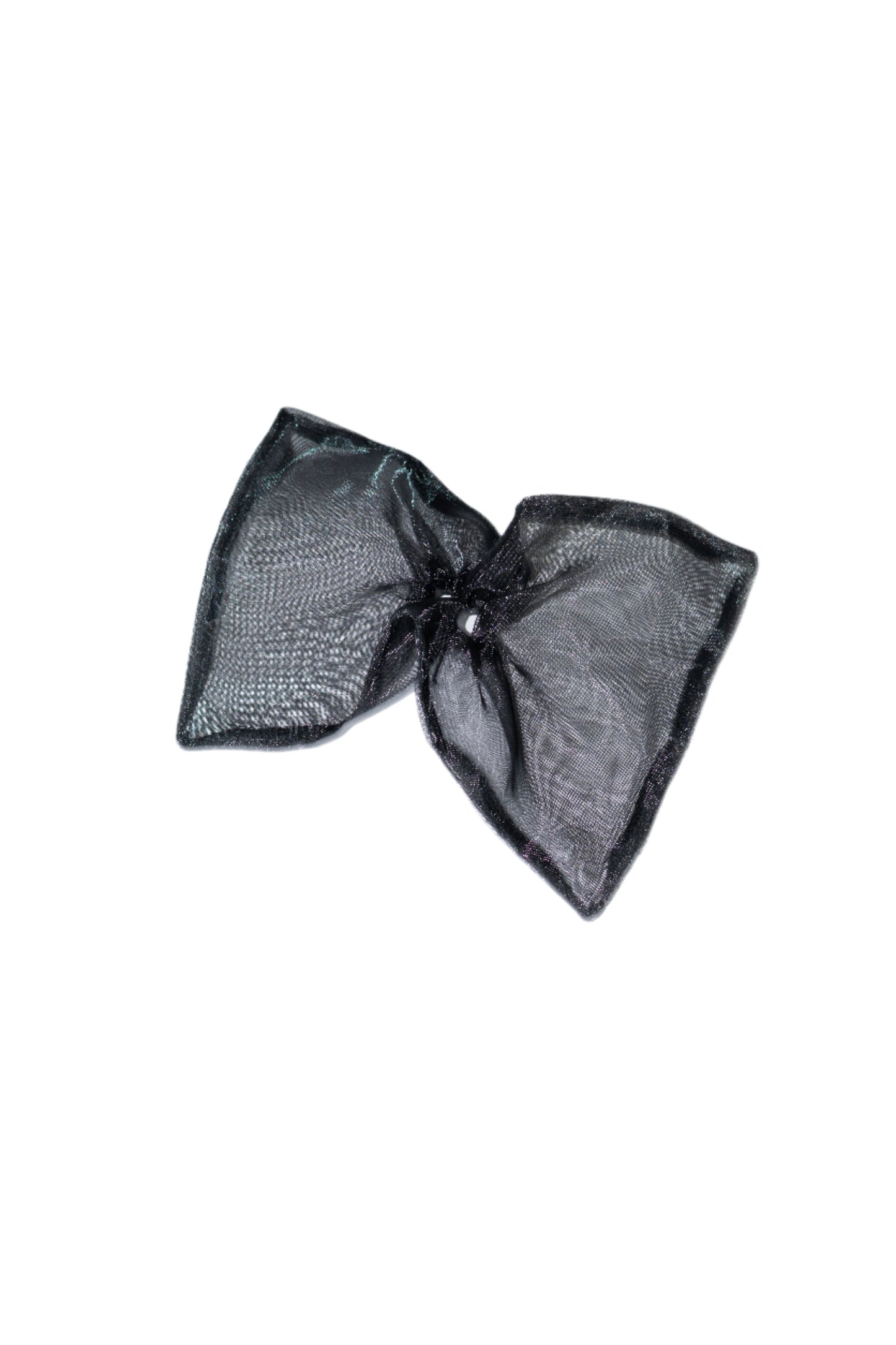 Sample Garment #007 Rectangle Scrunchie (Black Sheer)