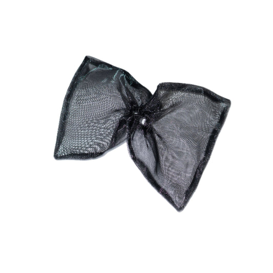 Sample Garment #007 Rectangle Scrunchie (Black Sheer)