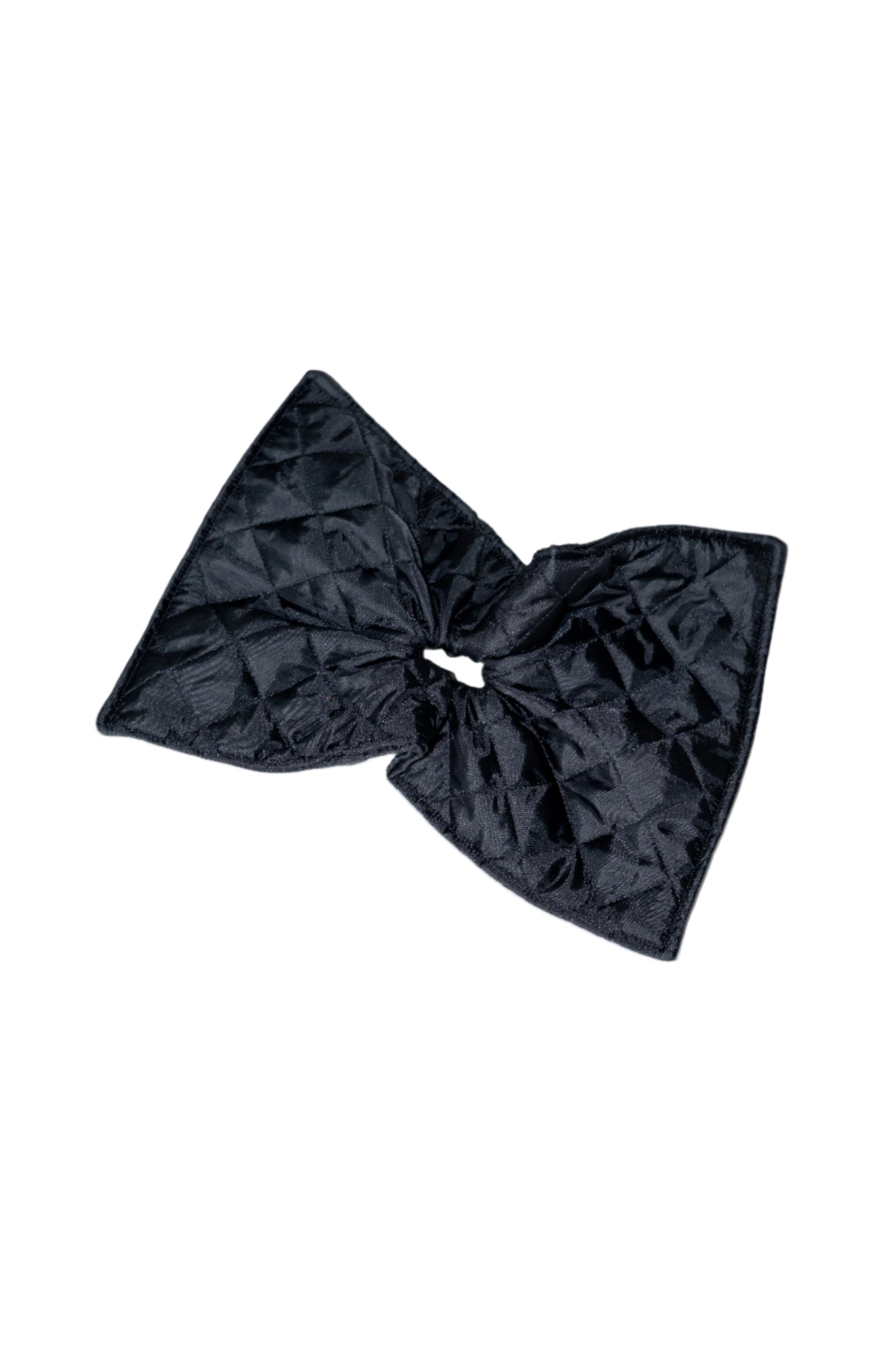Sample Garment #007 Rectangle Scrunchie (Black quilted)