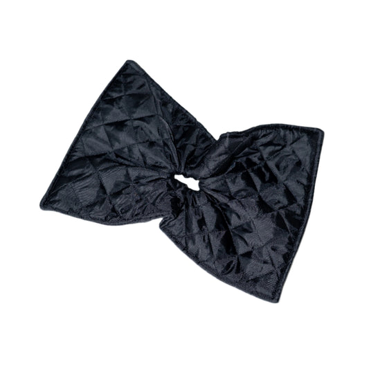 Sample Garment #007 Rectangle Scrunchie (Black quilted)