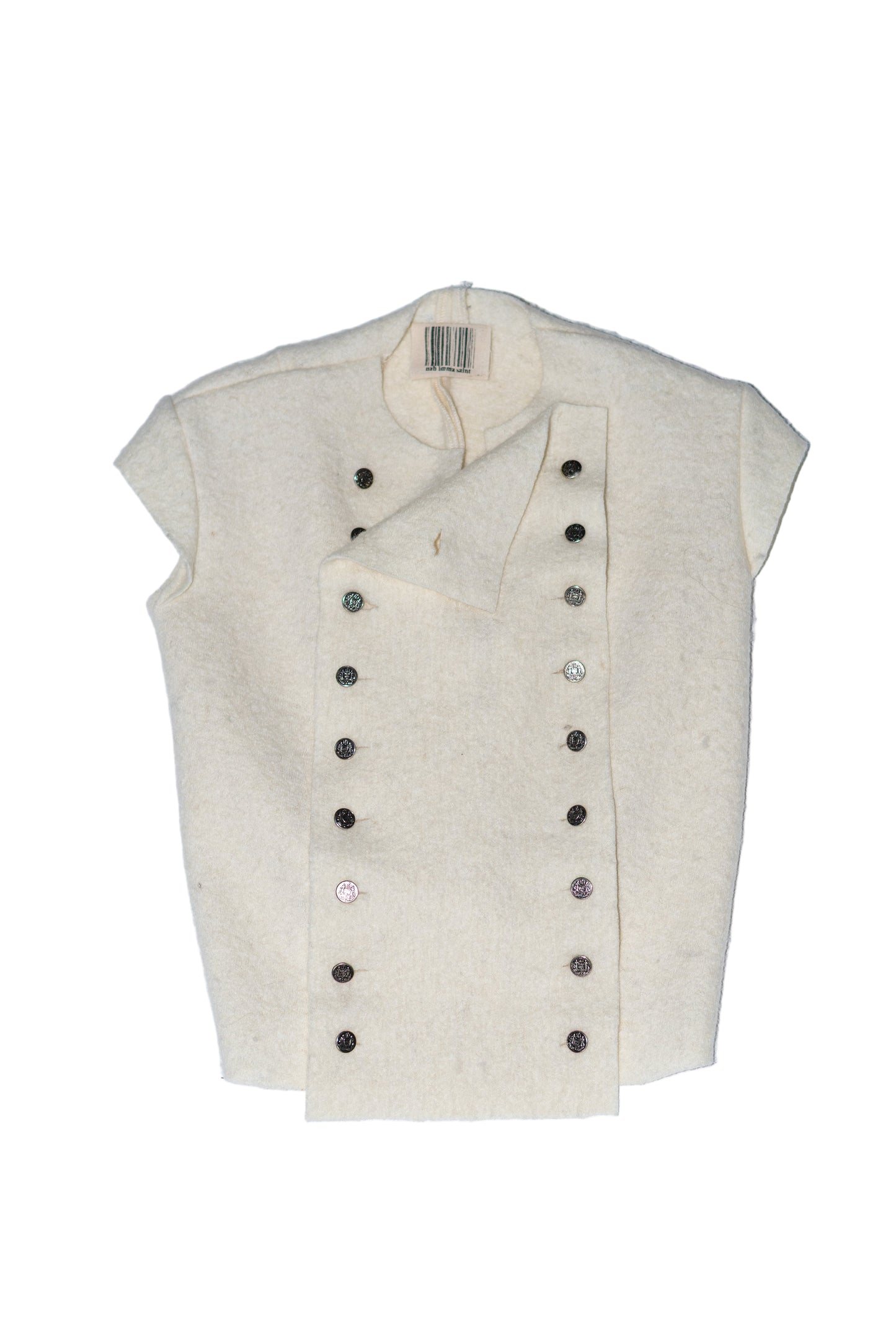 Nah Imma Saint Wool Military Top