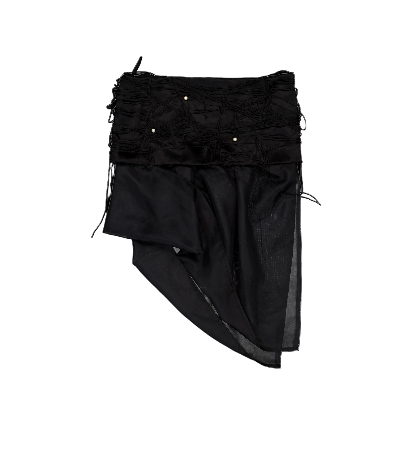 Bledno Ekho Low-Rise Mini Skirt