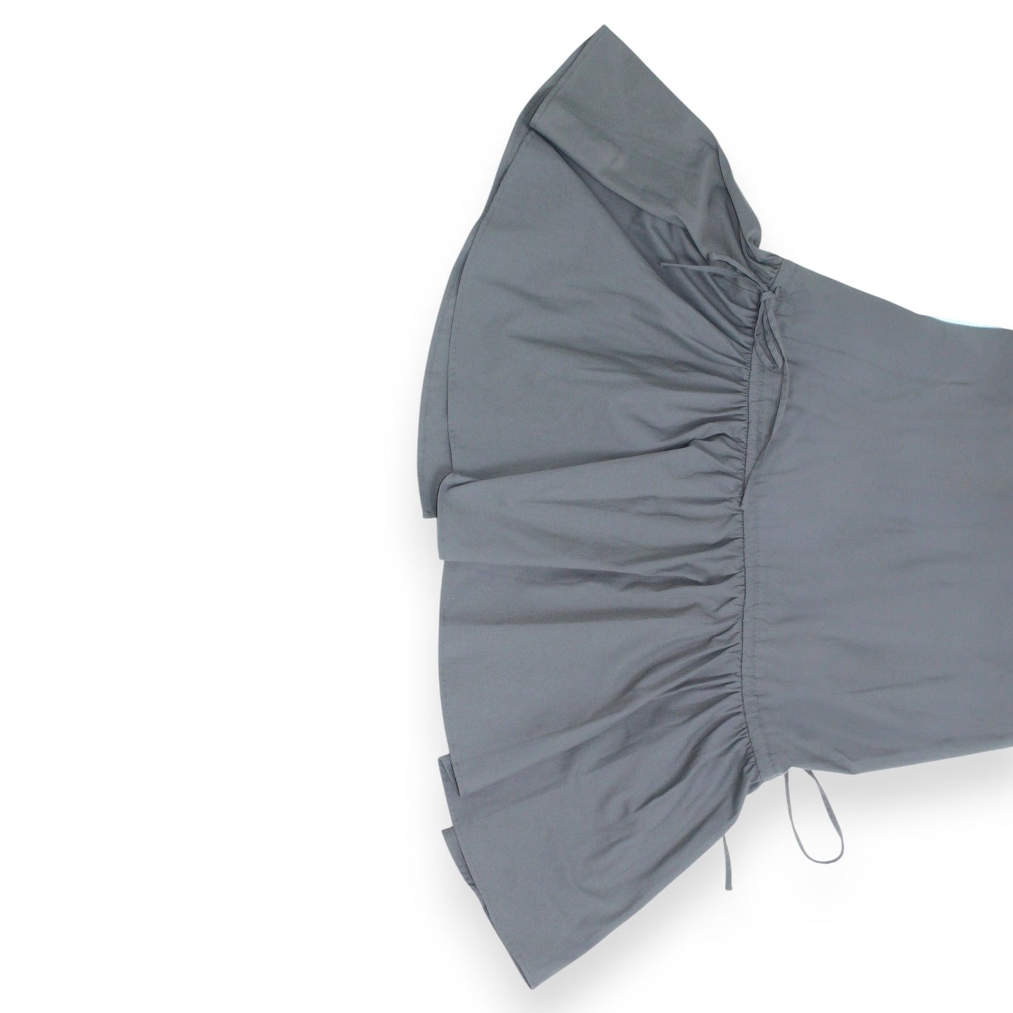 SLY Grey Asymmetry Hem Gather Skirt