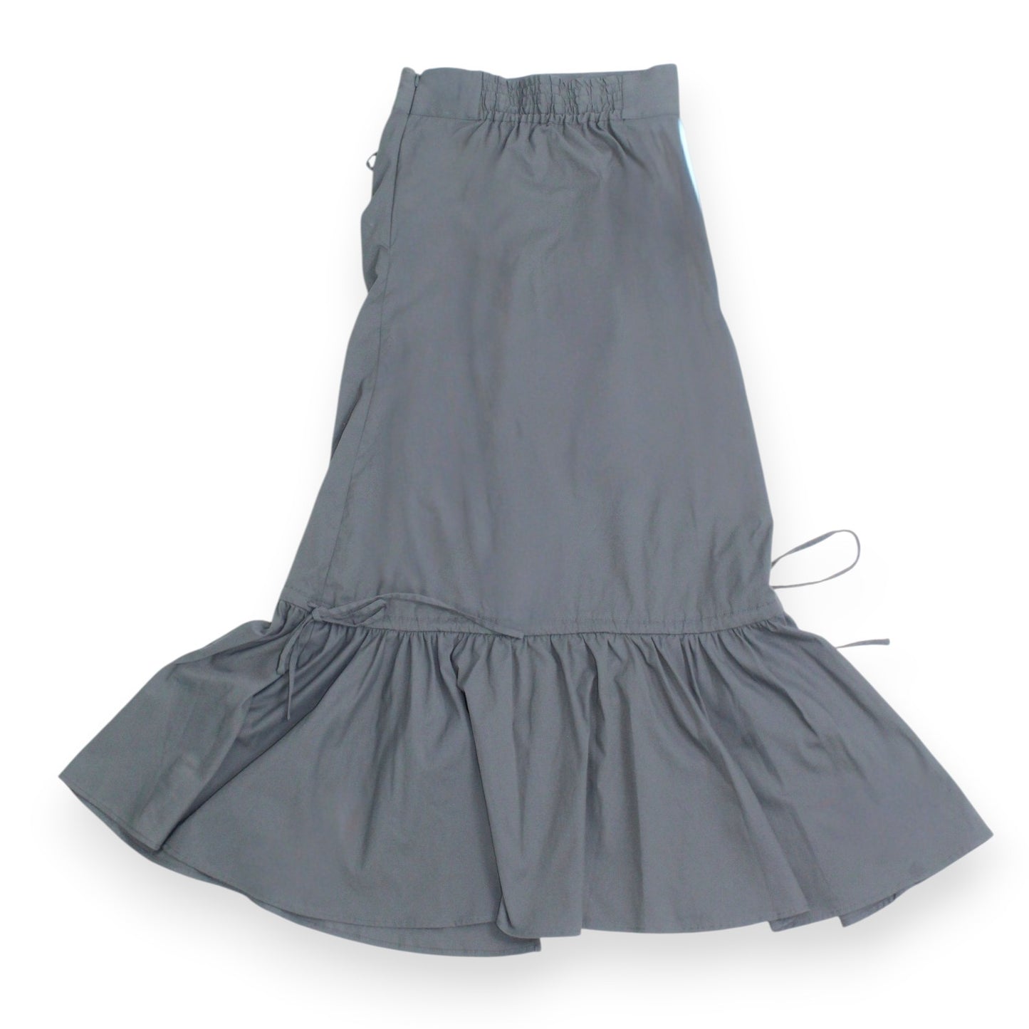 SLY Grey Asymmetry Hem Gather Skirt