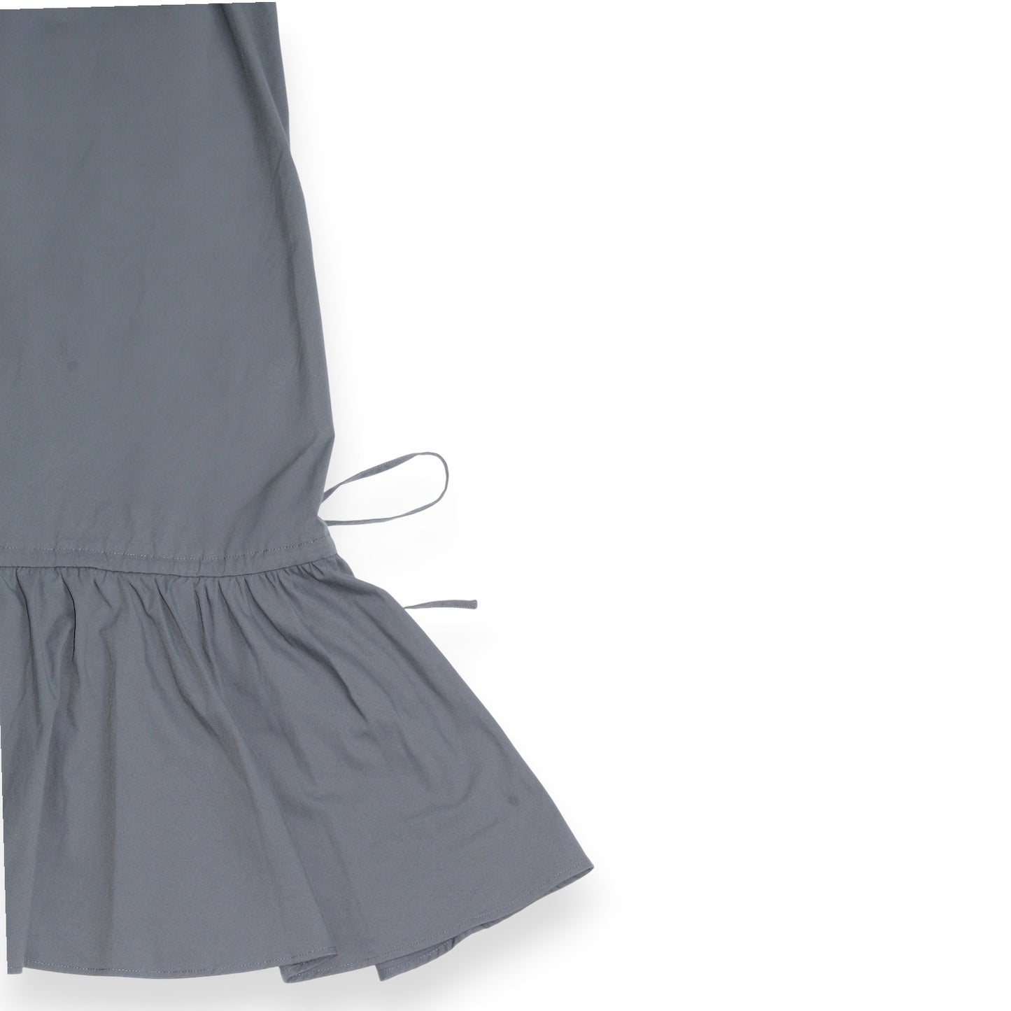 SLY Grey Asymmetry Hem Gather Skirt