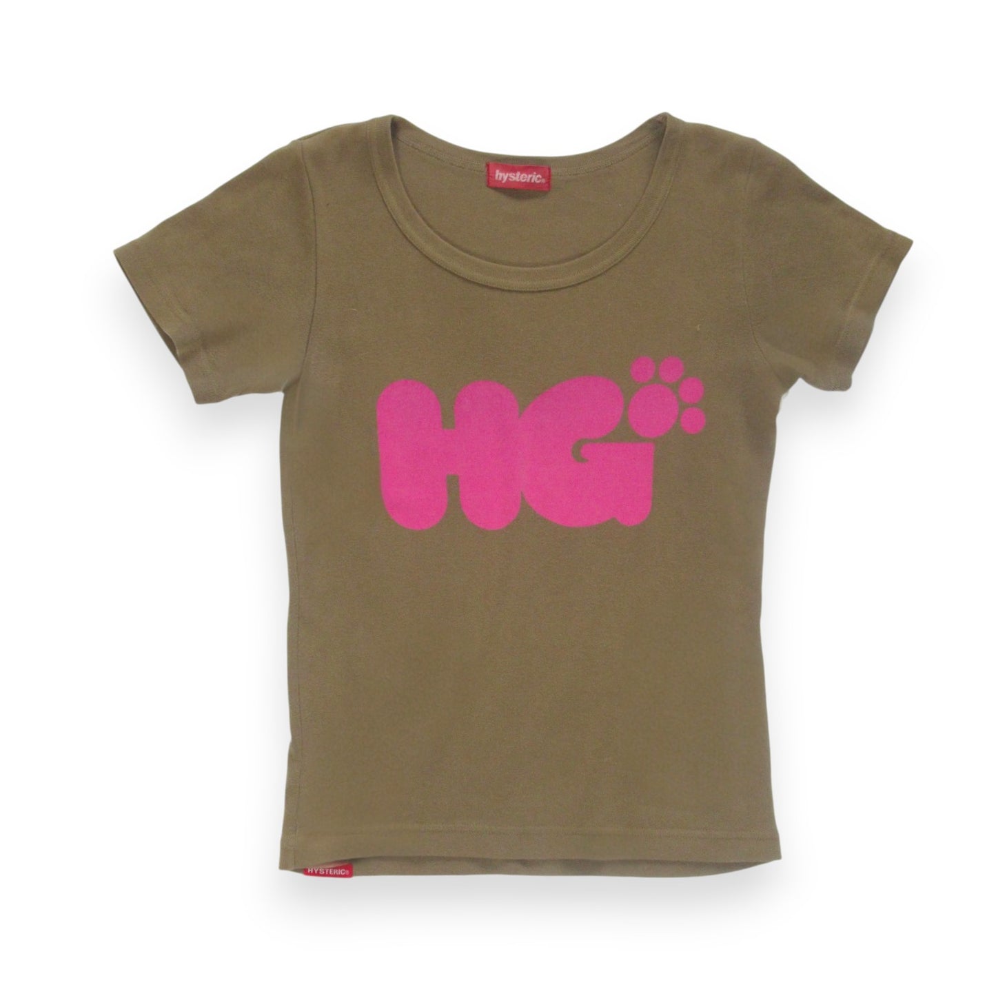 Hysteric Glamour paw print Baby Tee