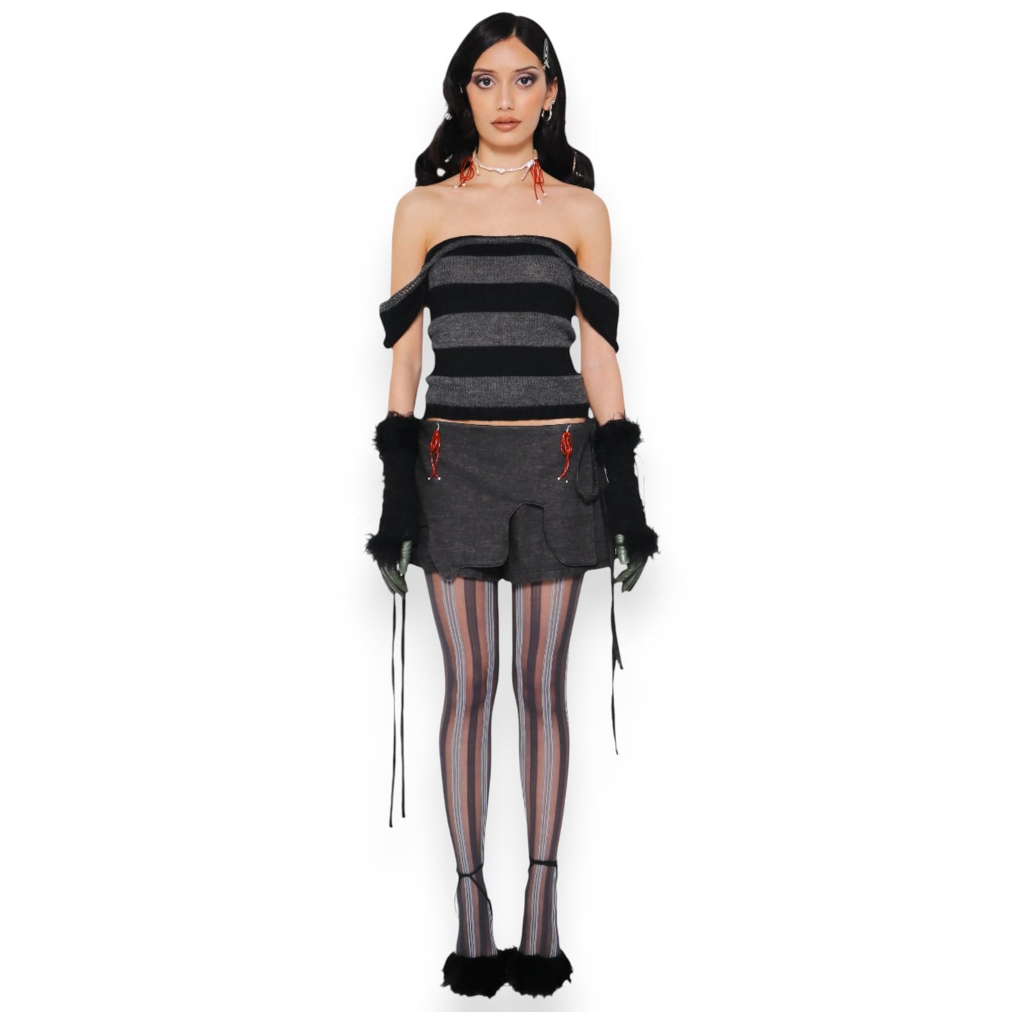 ILUV2KNIT Handmade Corset Gloves