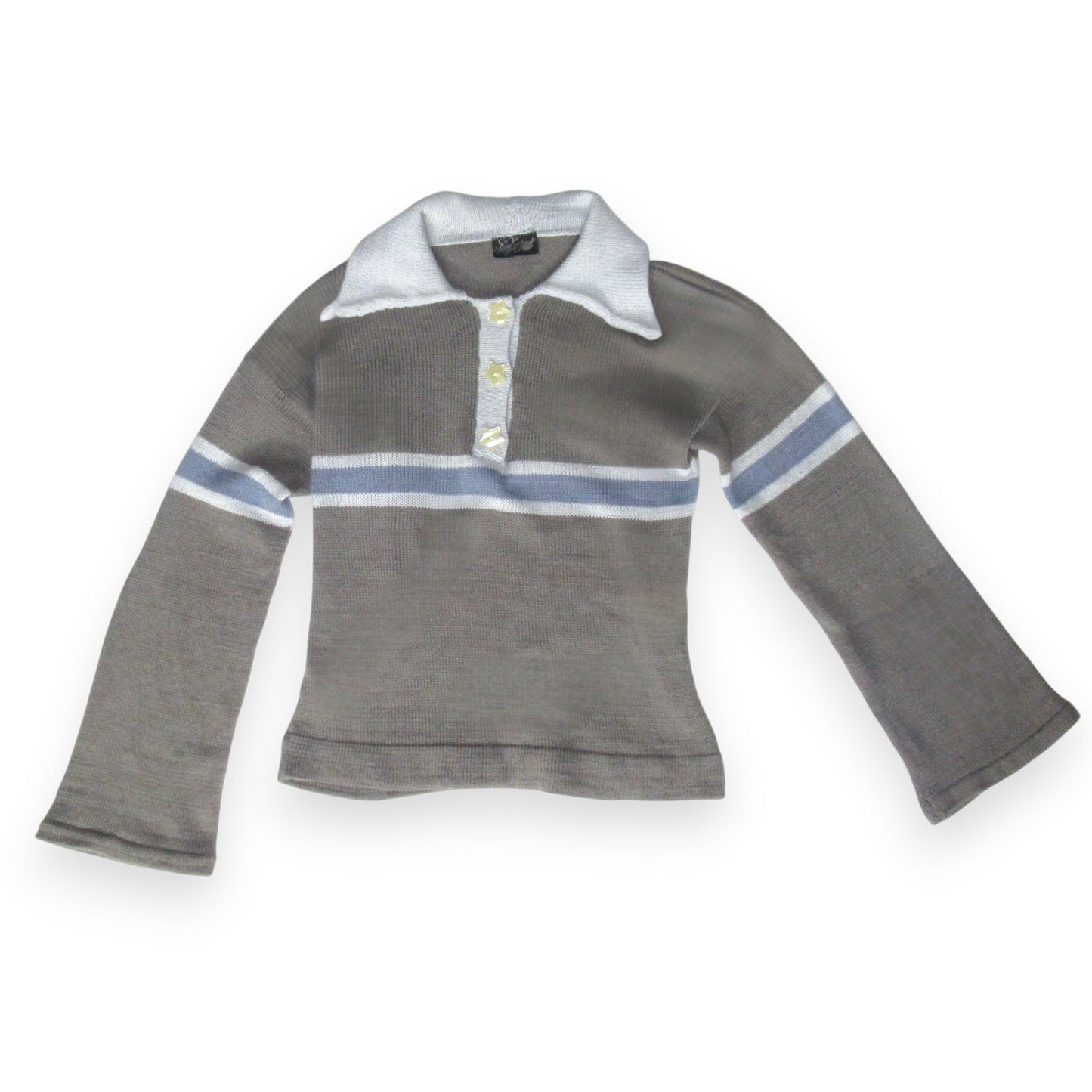 ILuv2Knit Rugby Jersey Knit Sweater