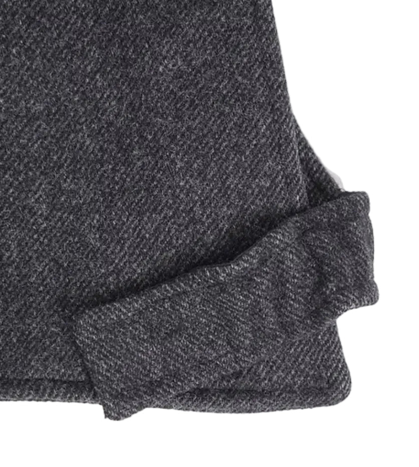 Prada Shearling Hood Cropped Wool Vest (FW2001) - Miuccia Prada Era