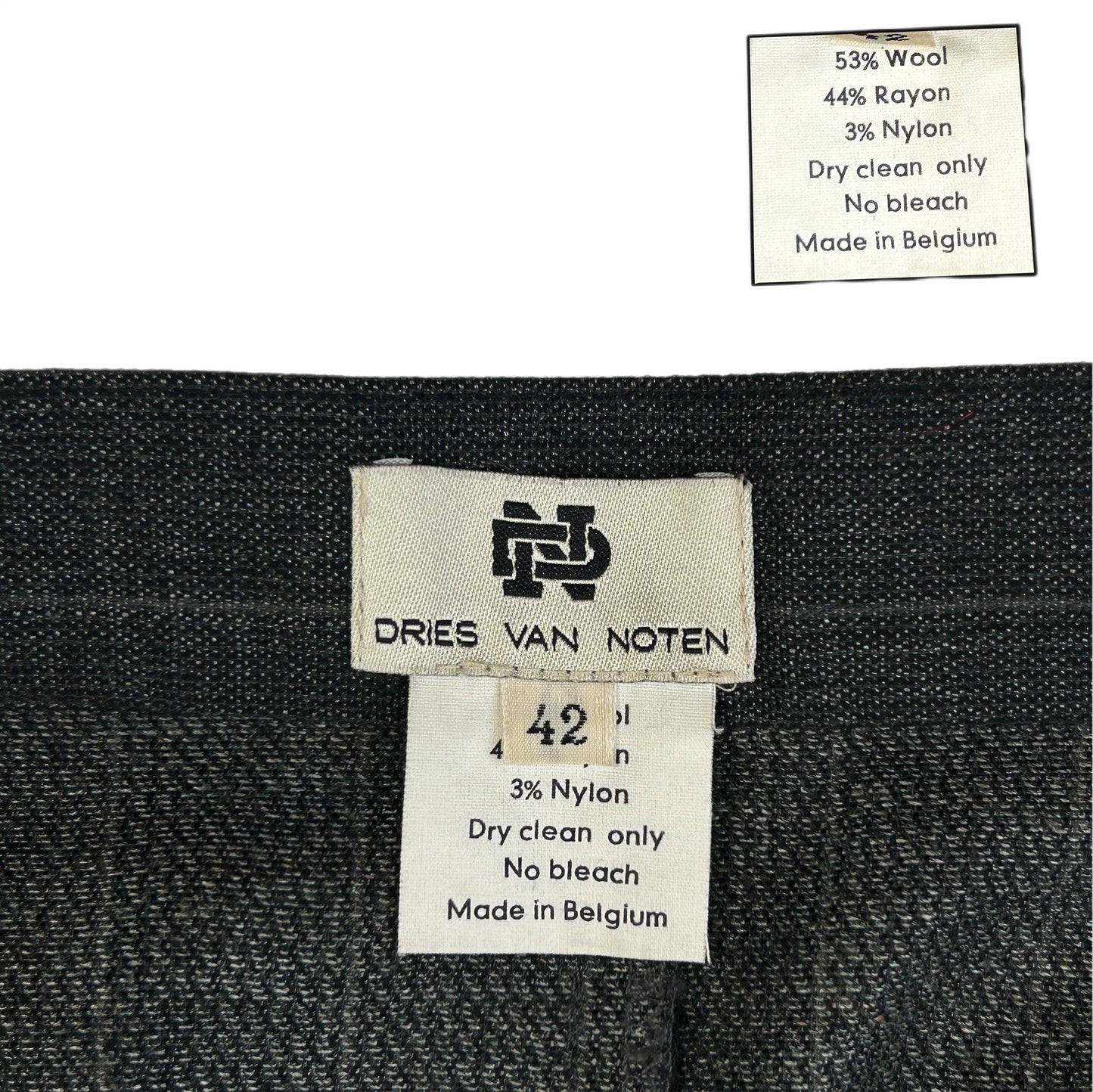 Dries Van Noten Wide Stripe Skirt (1992-95)