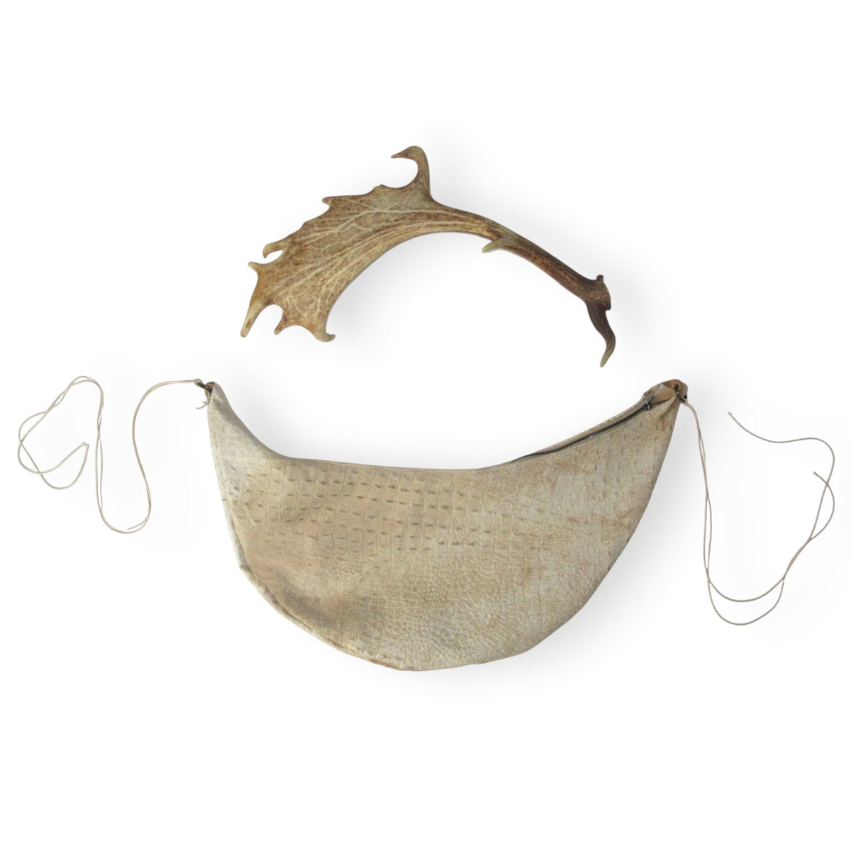 Someone’s Old Trash Fallow Deer Antler Bag