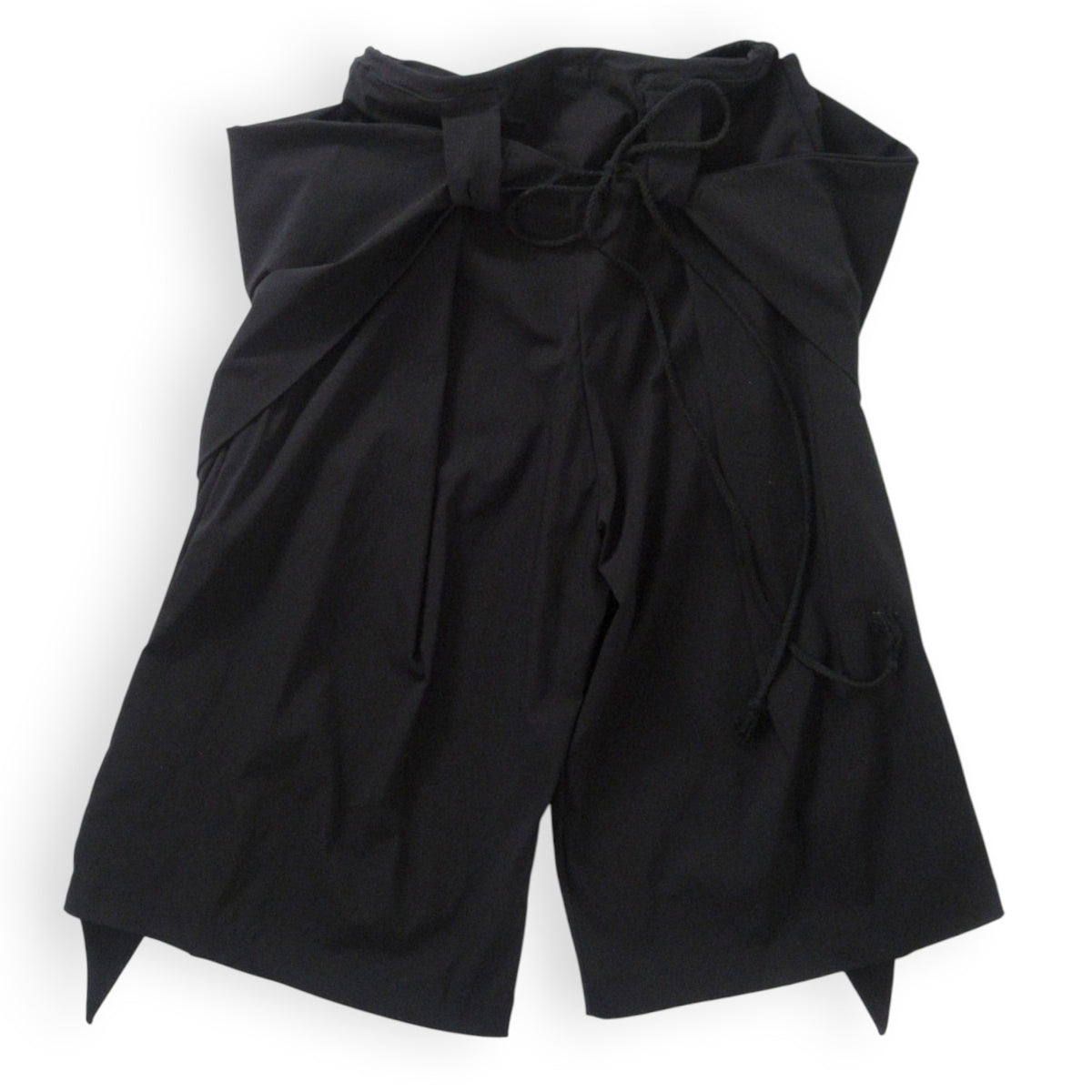 JeeJan Double-Wrapped Wide-Leg Shorts