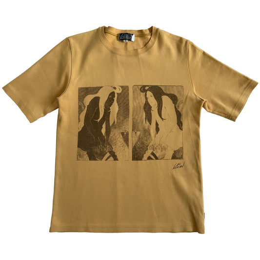 Lad Musician Mirrored "La Morphiniste" T-Shirt (1990s)
