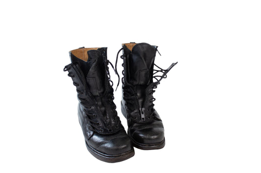 Bundeswehr Front Zip Pilot Boots (80s)