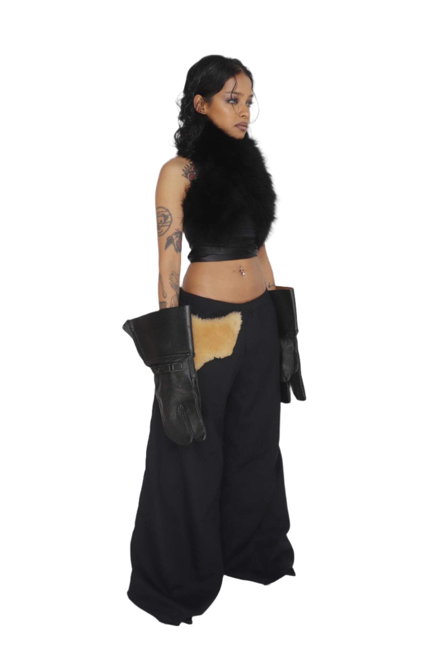 Charlize Therrien Low Rise Pants