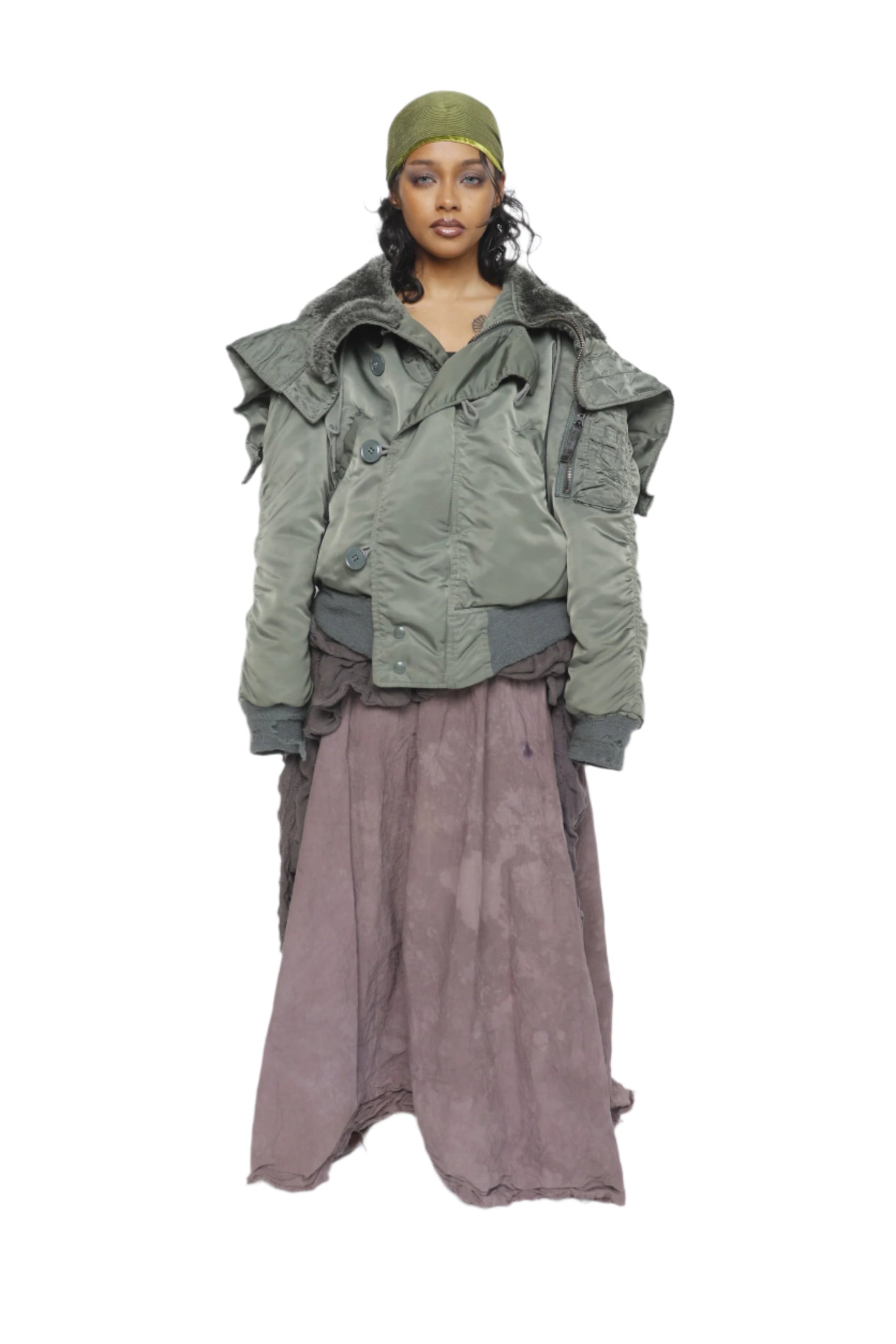 Charlize Therrien Bandage Skirt