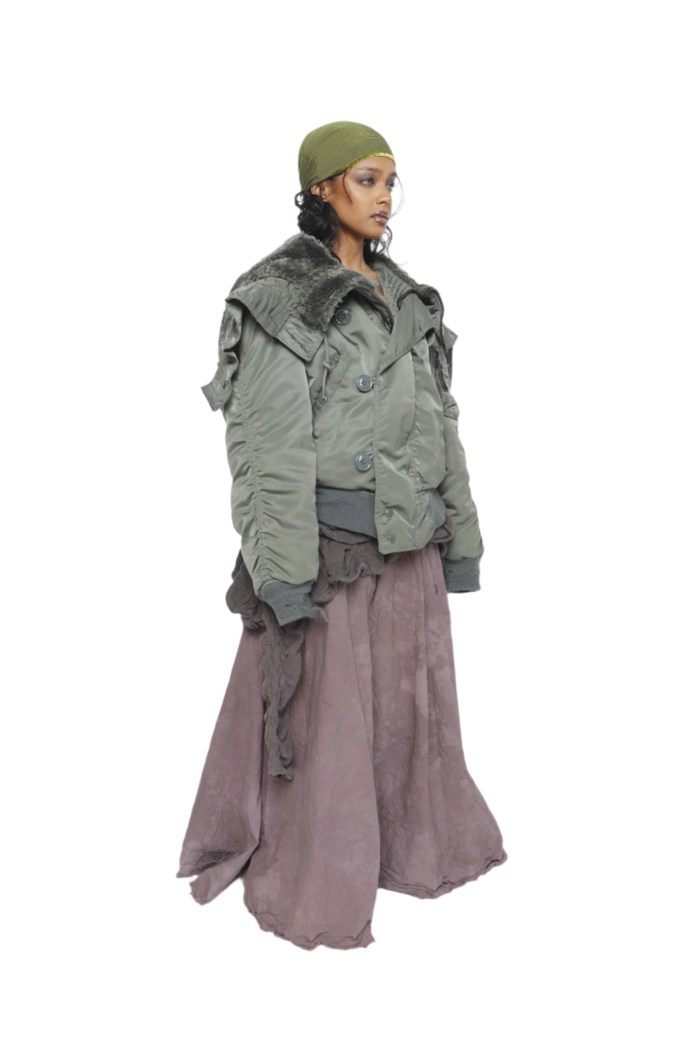 Charlize Therrien Bandage Skirt