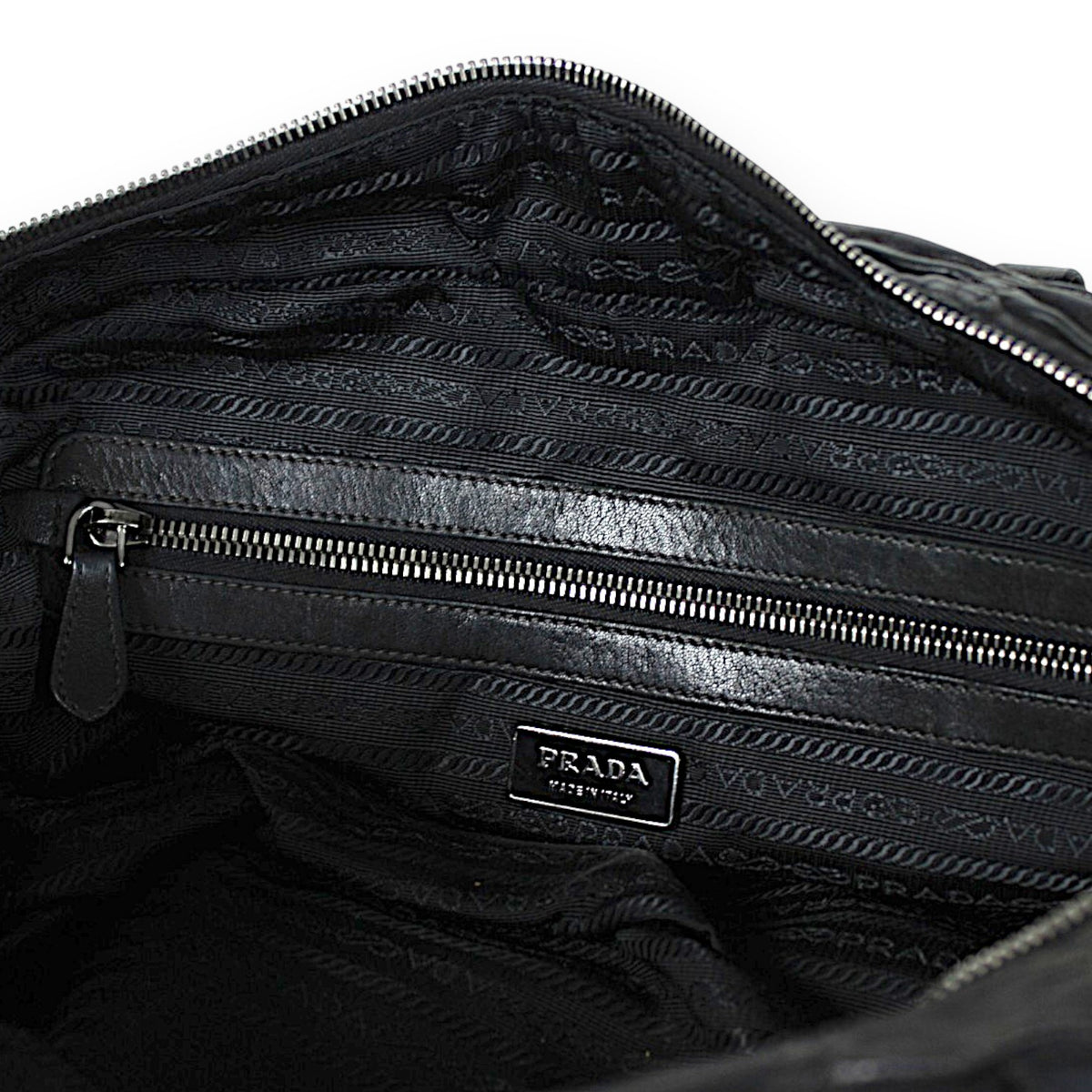 Prada Tessuto Gaufre Nylon Satchel