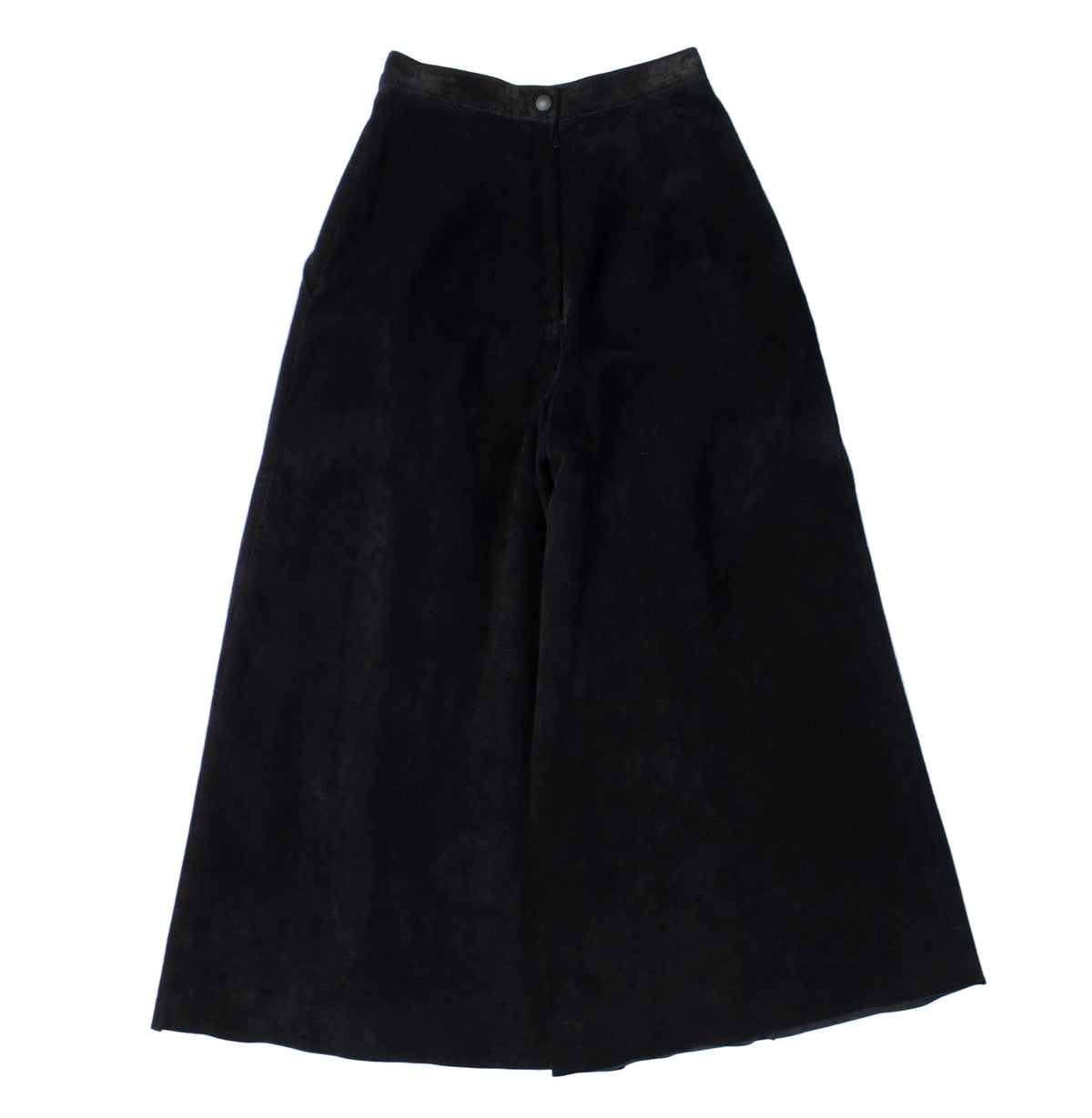 Danier Wide-Leg Suede Leather Pants
