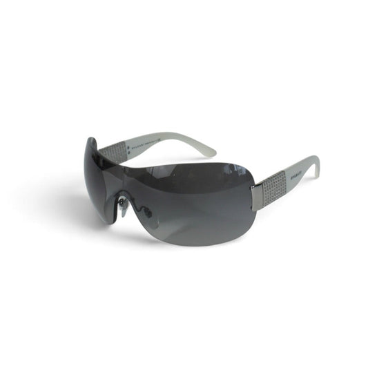 BVLGARI 6030-B Crystal Visor Sunglasses