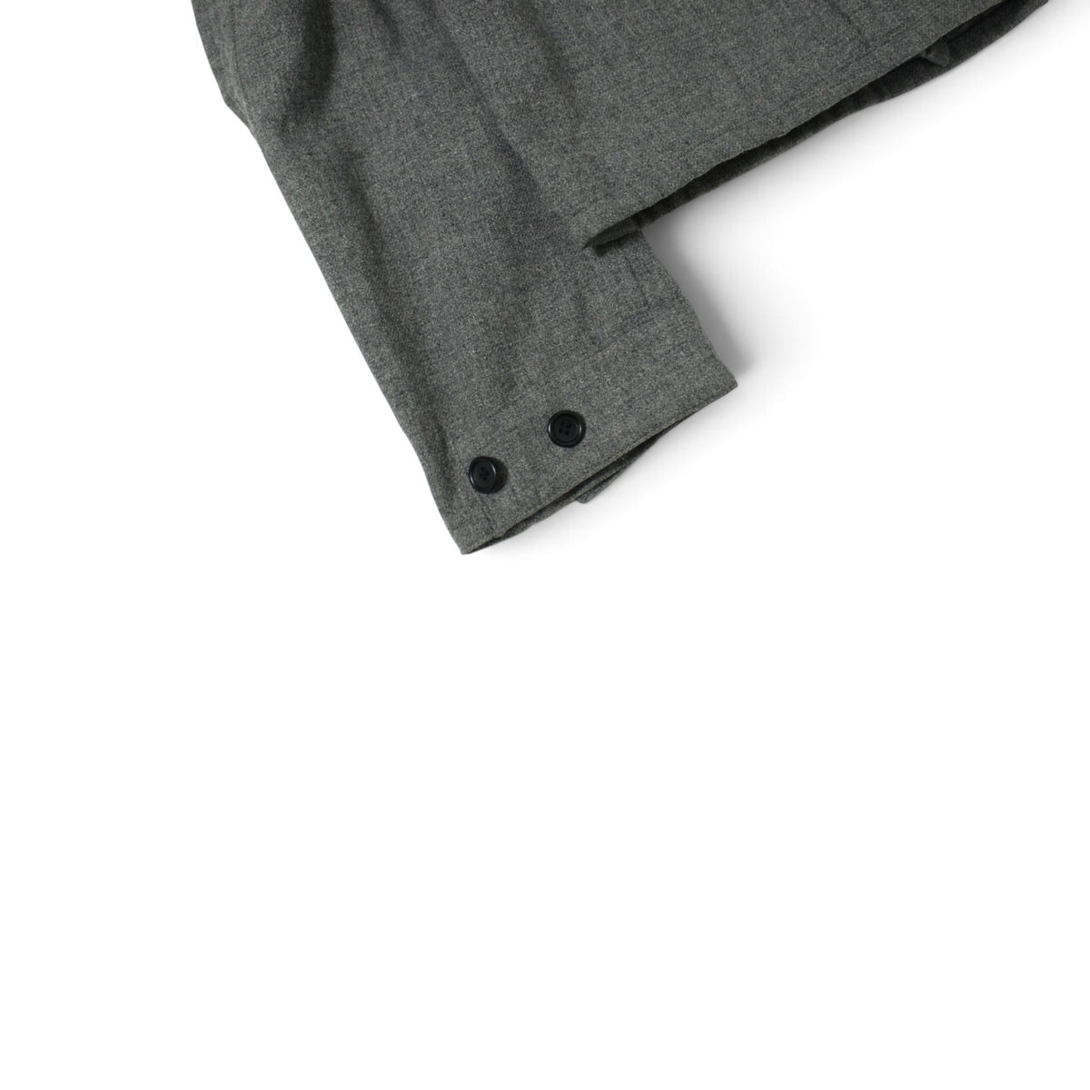 Comme des Garçons Grey Wool Button-Down